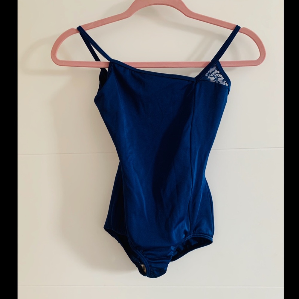 Body Wrappers Navy Blue Tank Leotard